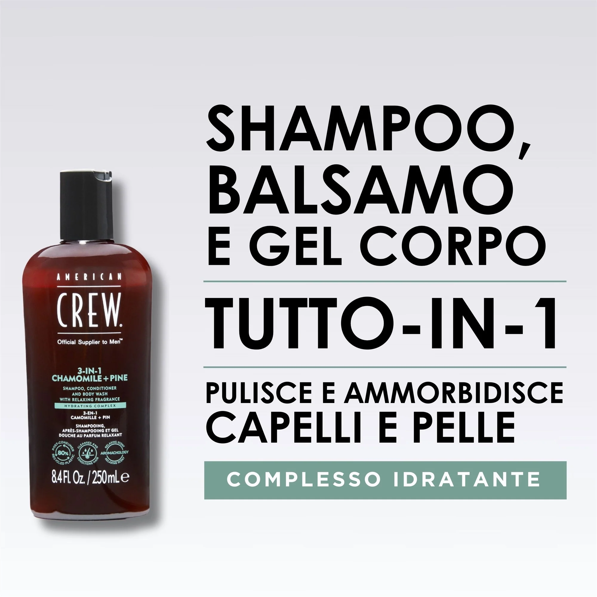American Crew 3-In-1 Relaxing 450 ml - Image 2