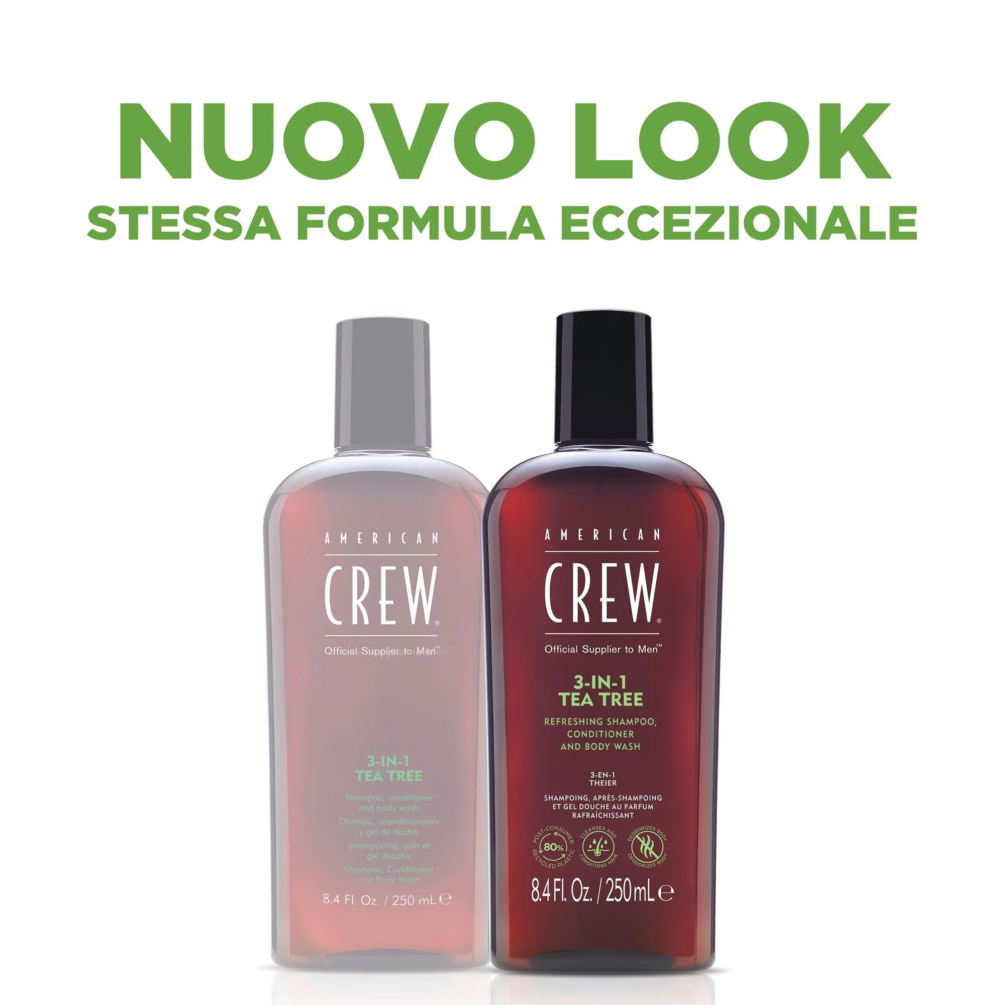 American Crew 3 in 1 Tea Tree 100 ml - Image 2
