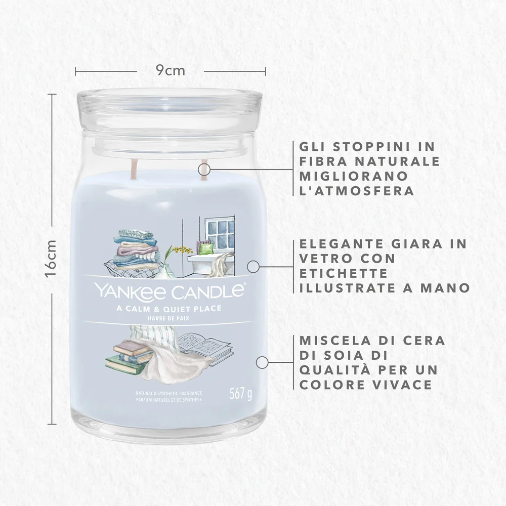 Yankee Candle A Calm & Quiet Place Signature Grande & Quiet Place Signature - Image 2