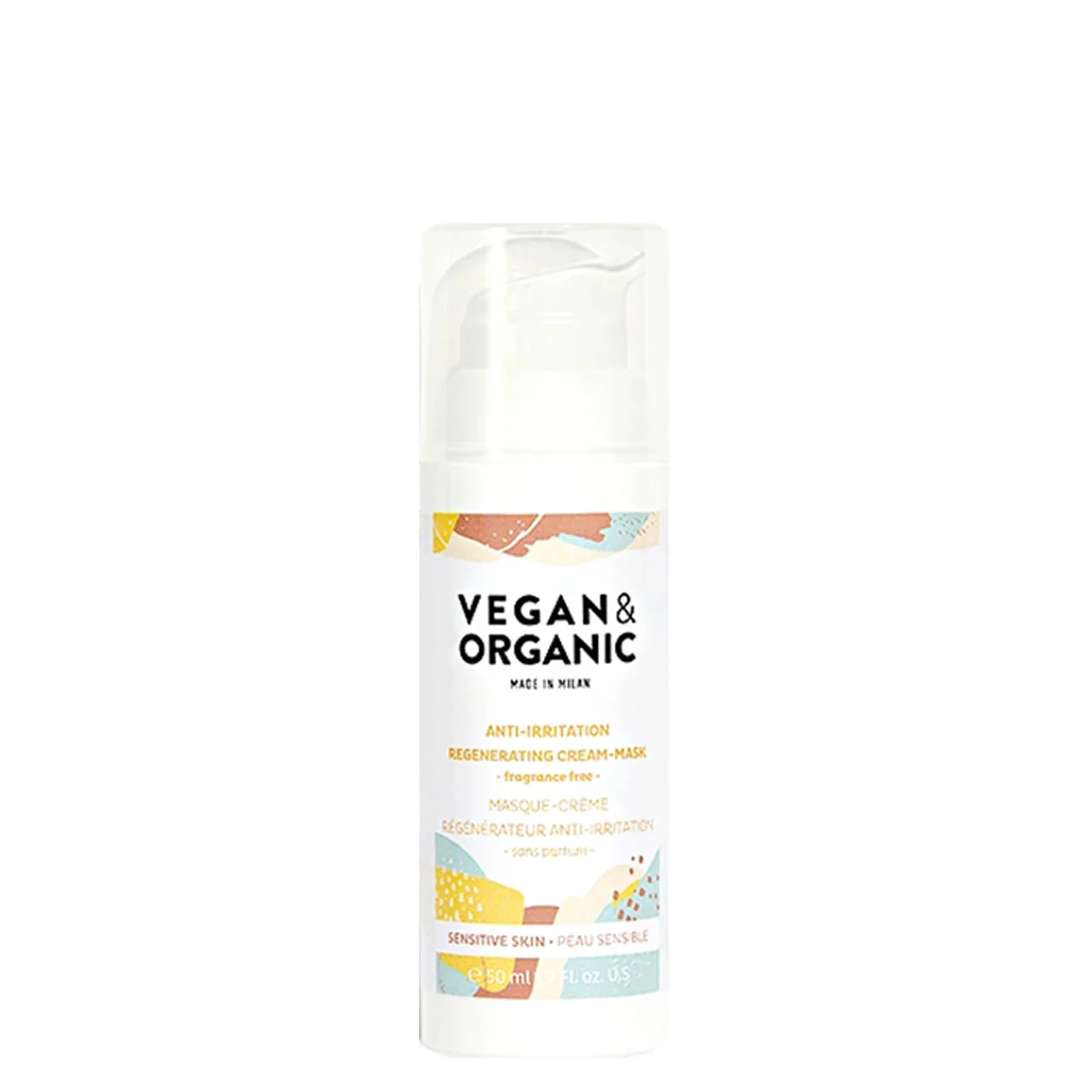 Vegan&Organic Anti-Irritation Regenerating Cream-Mask Sensitive Skin 50 ml