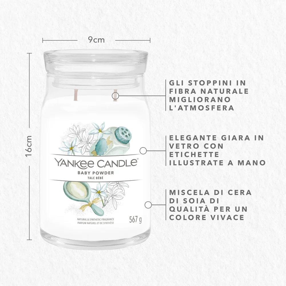 Yankee Candle Baby Powder Signature Media Powder Signature - Image 2