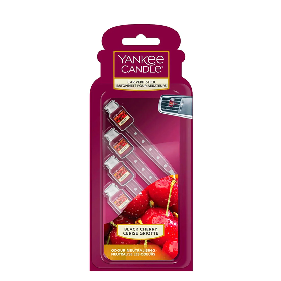 Yankee Candle Black Cherry Stick 4 stick herry Stick
