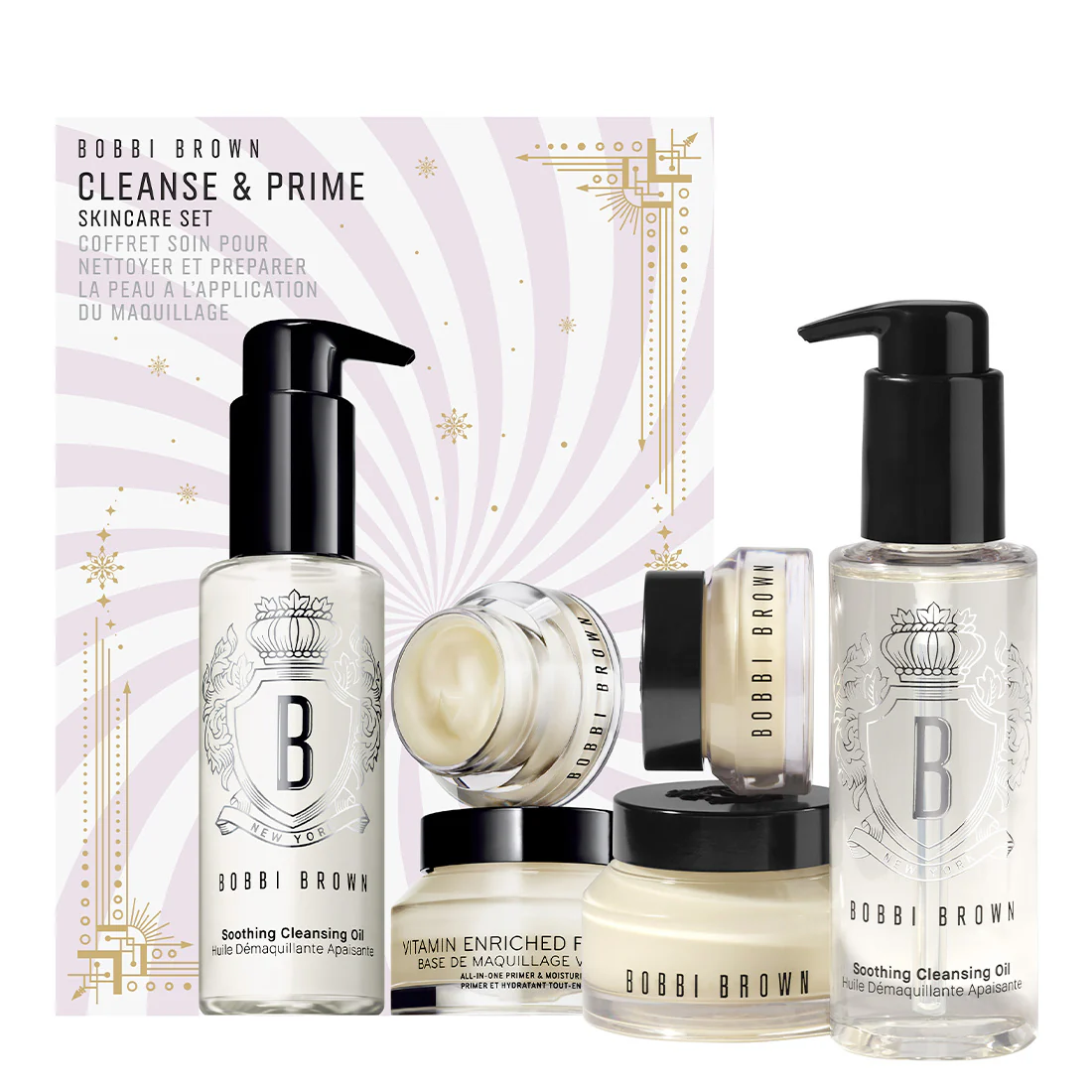 Bobbi Brown Cleanse & Prime Skincare Set  3 pz