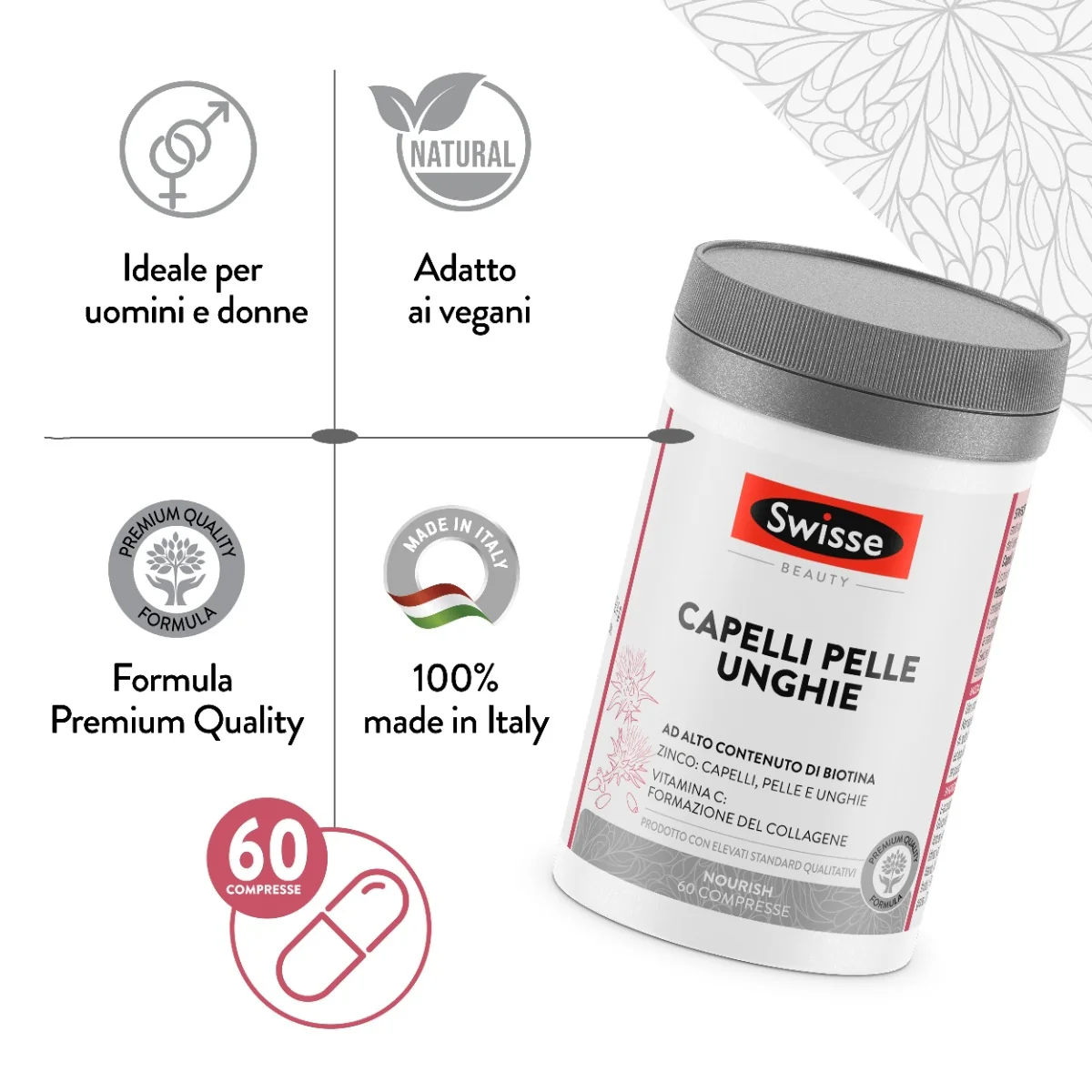 Swisse Capelli Pelle Unghie 100 pz - Image 7