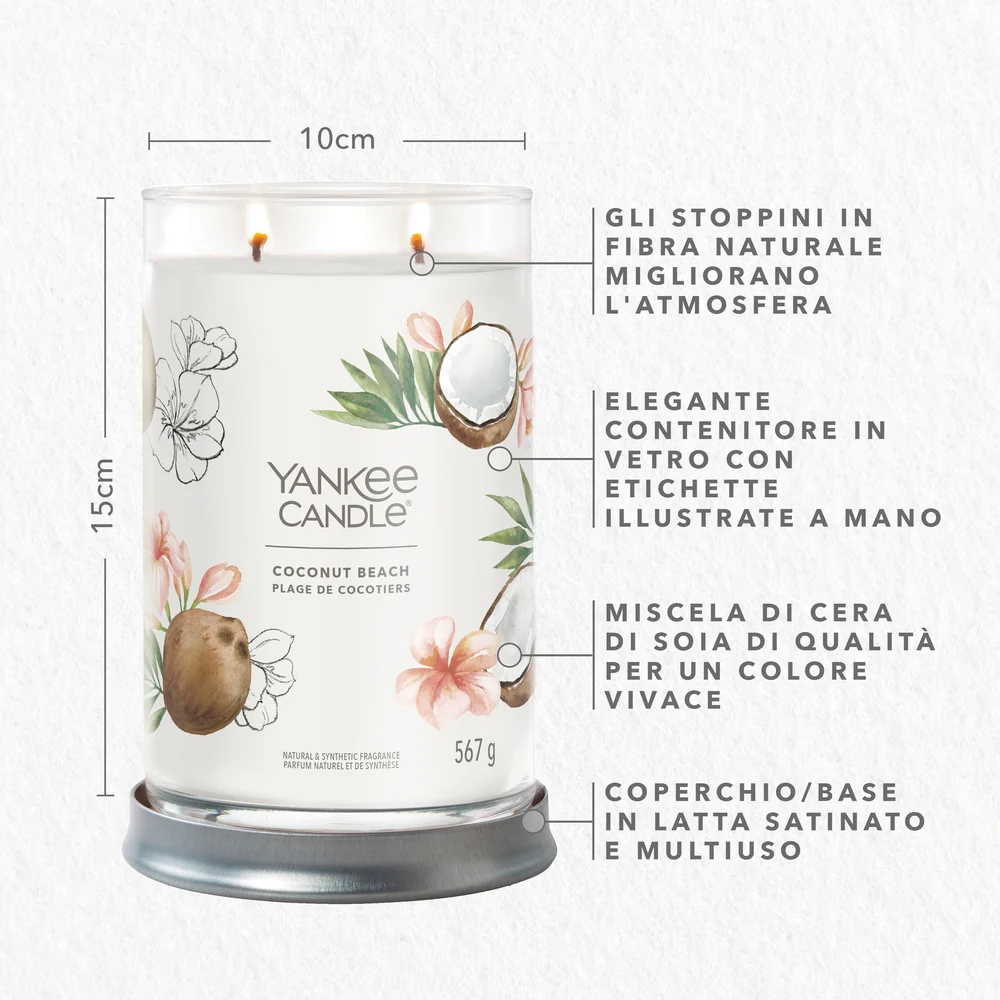 Yankee Candle Coconut Beach Signature Tumbler - Image 2