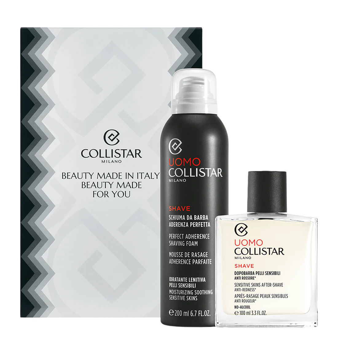 COLLISTAR Schiuma Da Barba Aderenza Perfetta Idratante Lenitiva  2 pz