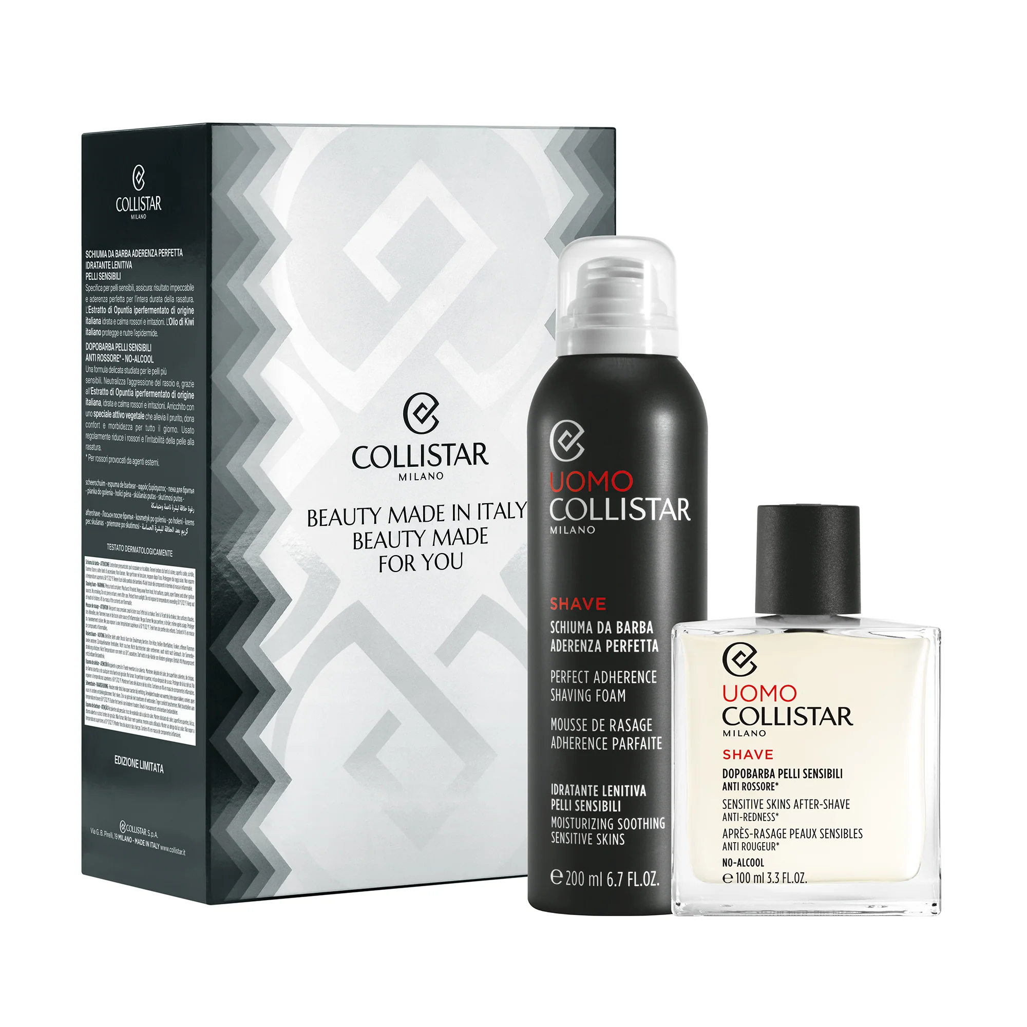 COLLISTAR Schiuma Da Barba Aderenza Perfetta Idratante Lenitiva  2 pz - Image 3