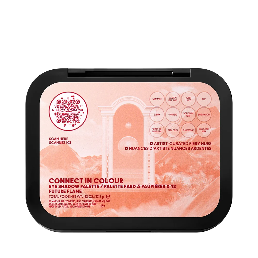 Mac Connect In Colour Eye Shadow Palette Future Flame - Image 4
