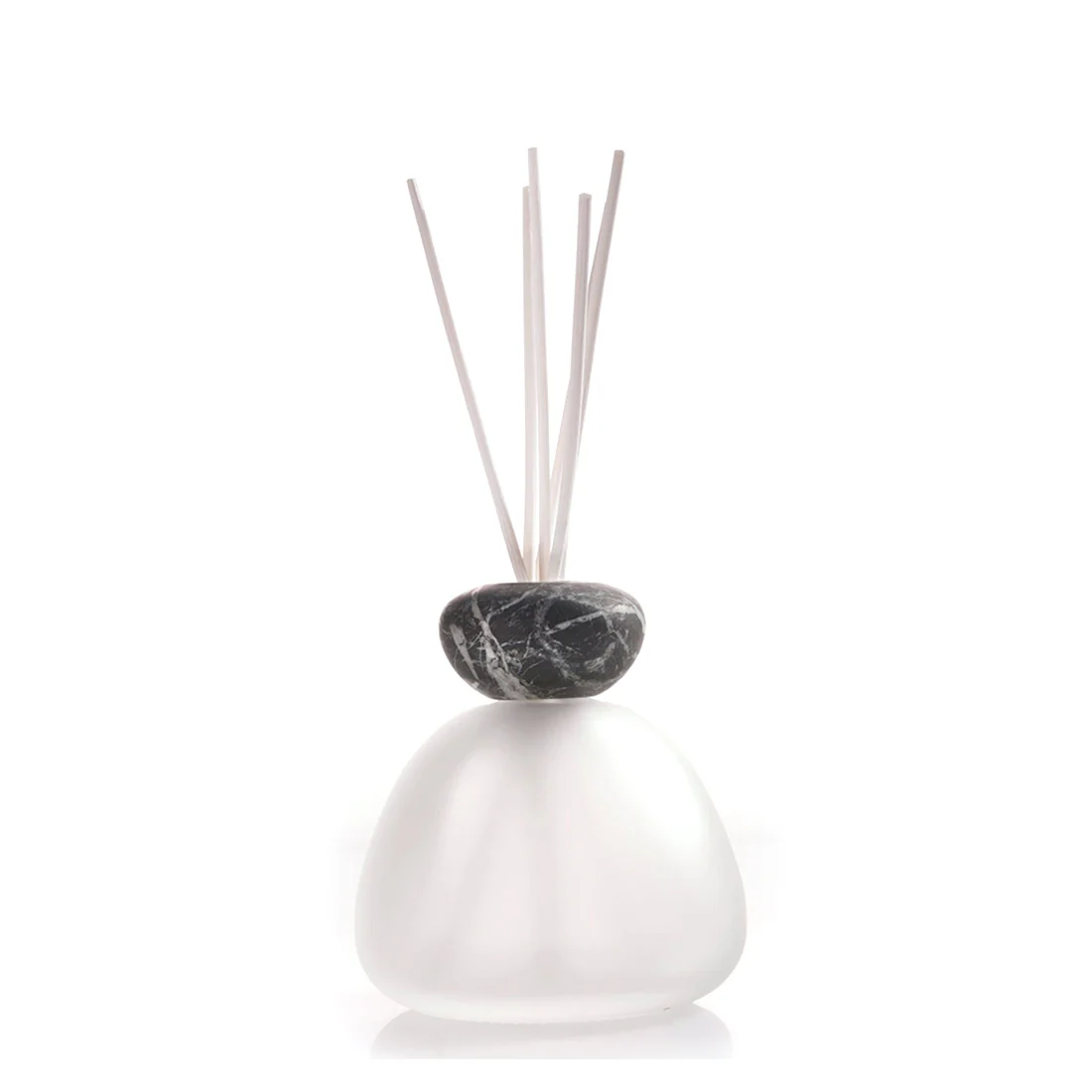 Millefiori Diffusore in Vetro Marble Glass Satinato Nero Nero
