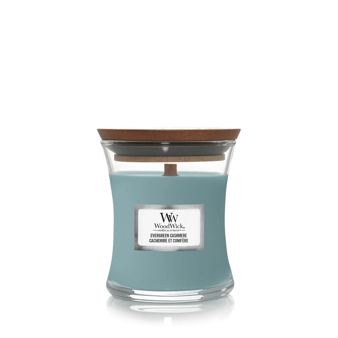 Woodwick Evergreen Cashmere Piccola en Cashmere