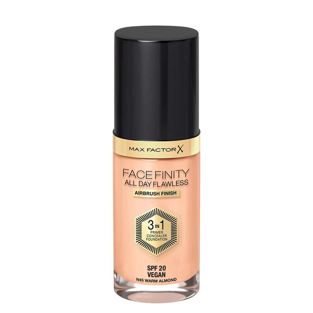 Max Factor Facefinity Flawless 3In1 045 Warm Almond SPF20