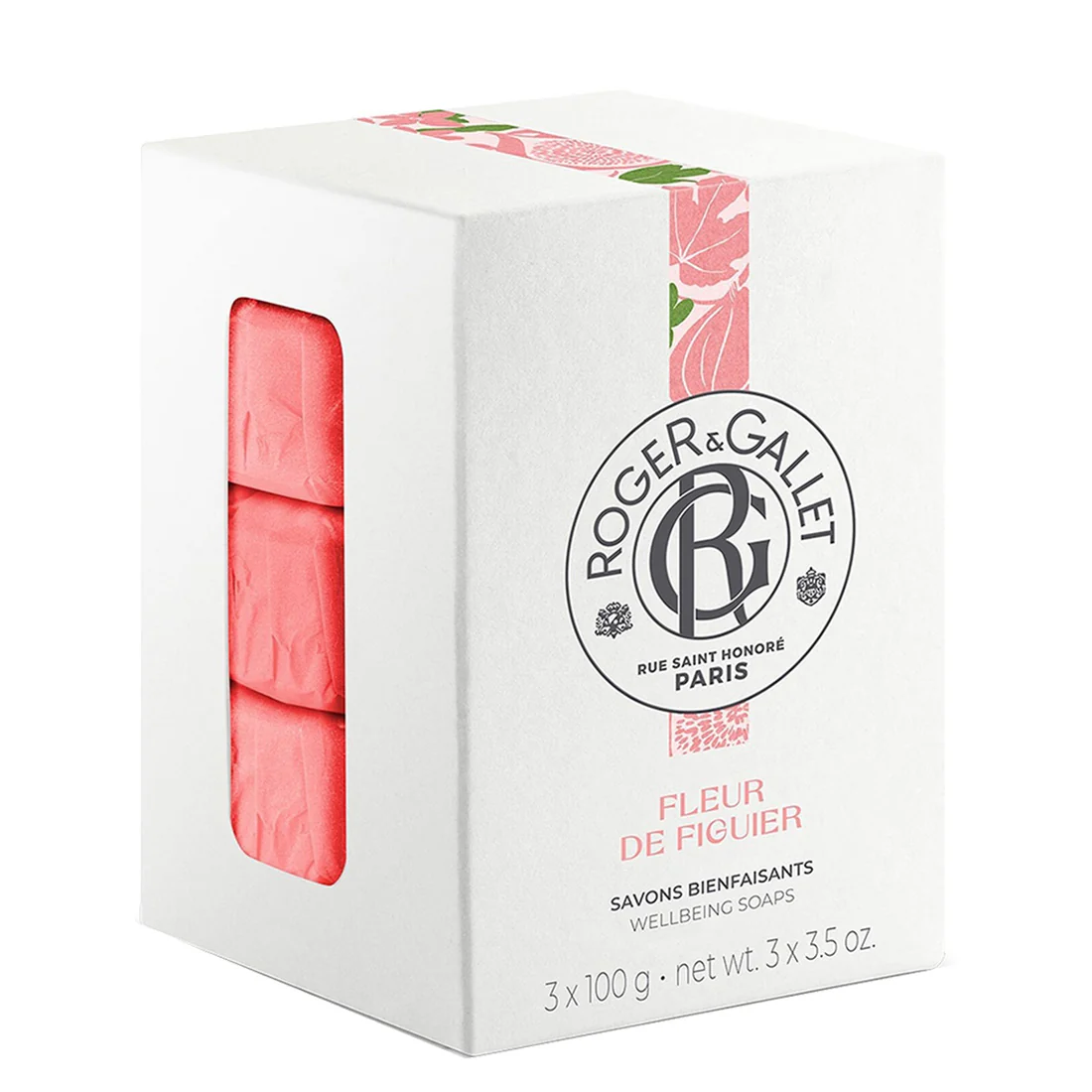 Roger&Gallet Fleur De Figuier Savons Parfumés 3x100 gr