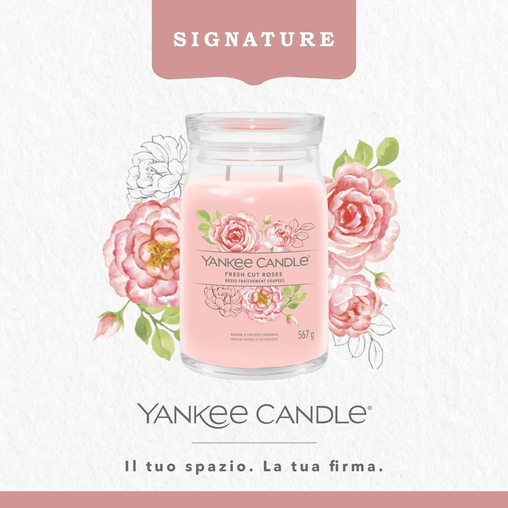 Yankee Candle Fresh Cut Roses Signature Grande Cut Roses Signature - Image 4