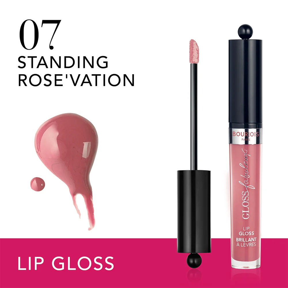 Bourjois Gloss Fabuleux 07 Standing Rose'Vation - Image 4