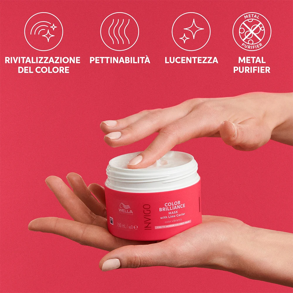 Wella Professionals Invigo Color Brilliance Mask Fine/Normal Hair 75 ml - Image 6