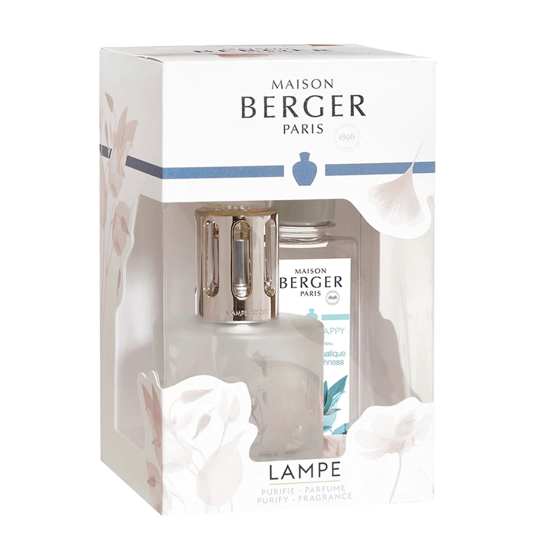 Maison Berger Paris Lampe Aroma Happy+Ricarica Aroma Happy 250ml Set V1