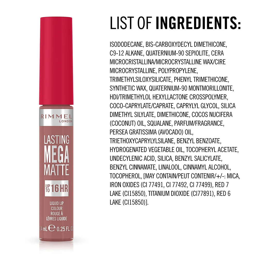 Rimmel Lasting Mega Matte 709 Strapless - Image 4
