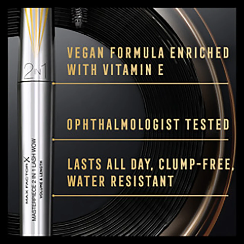Max Factor Mascara Masterpiece 2in1 Lash Maximiser 001 Black - Image 10