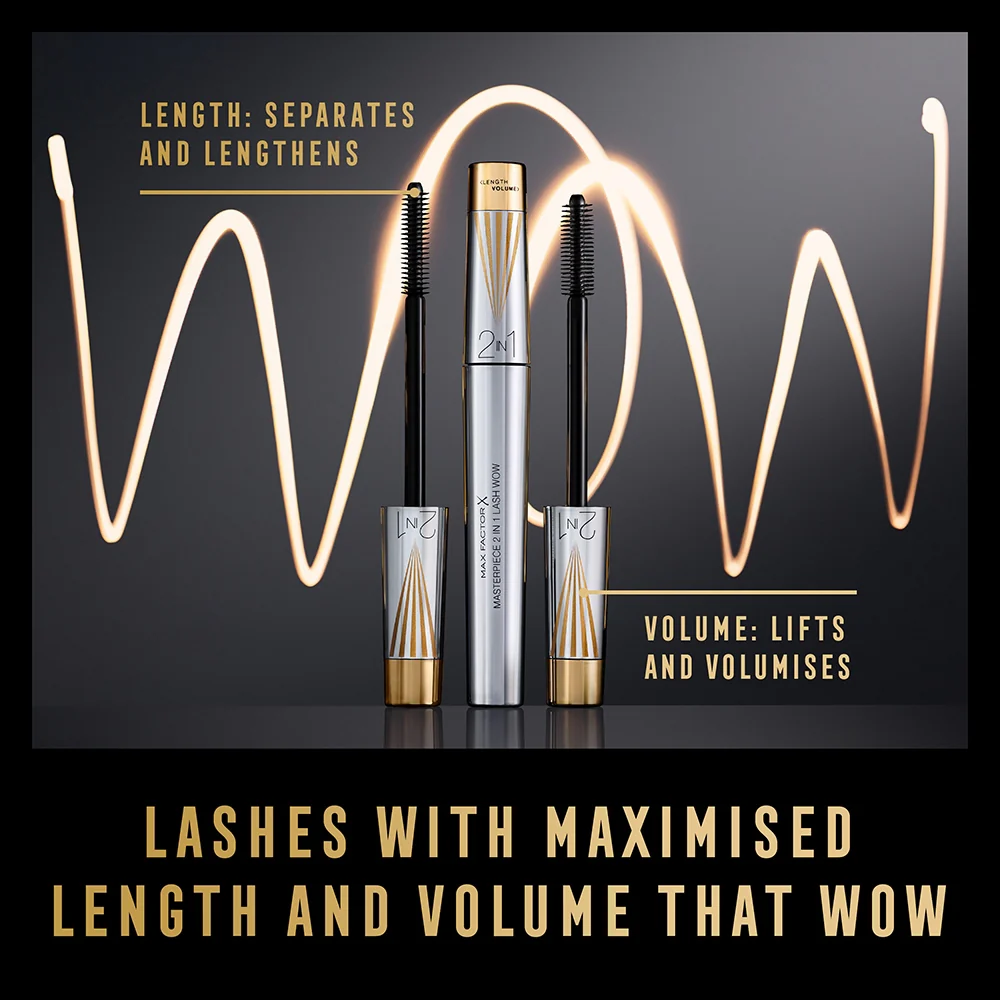 Max Factor Mascara Masterpiece 2in1 Lash Maximiser 001 Black - Image 9