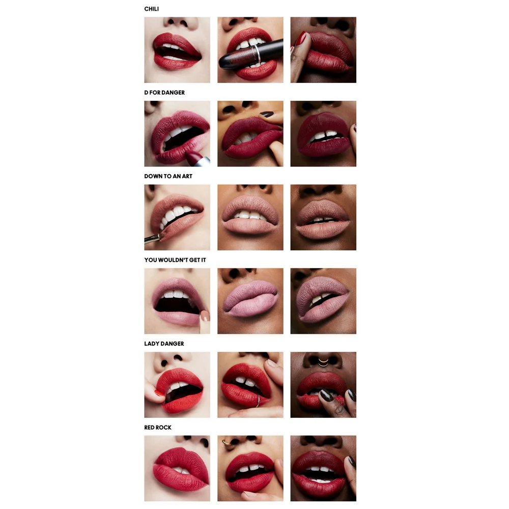 Mac Matte Lipstick 604 Heroine - Image 4