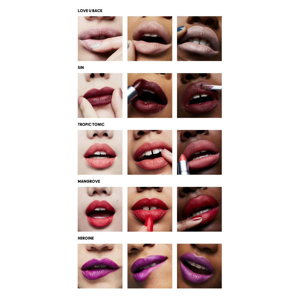 Mac Matte Lipstick 640 Red Rock - Image 4