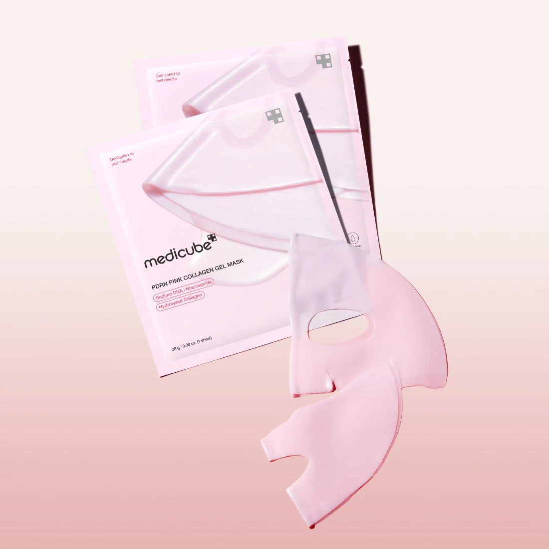 MEDICUBE Pdrn Pink Collagen Gel Mask  4 pz - Image 3
