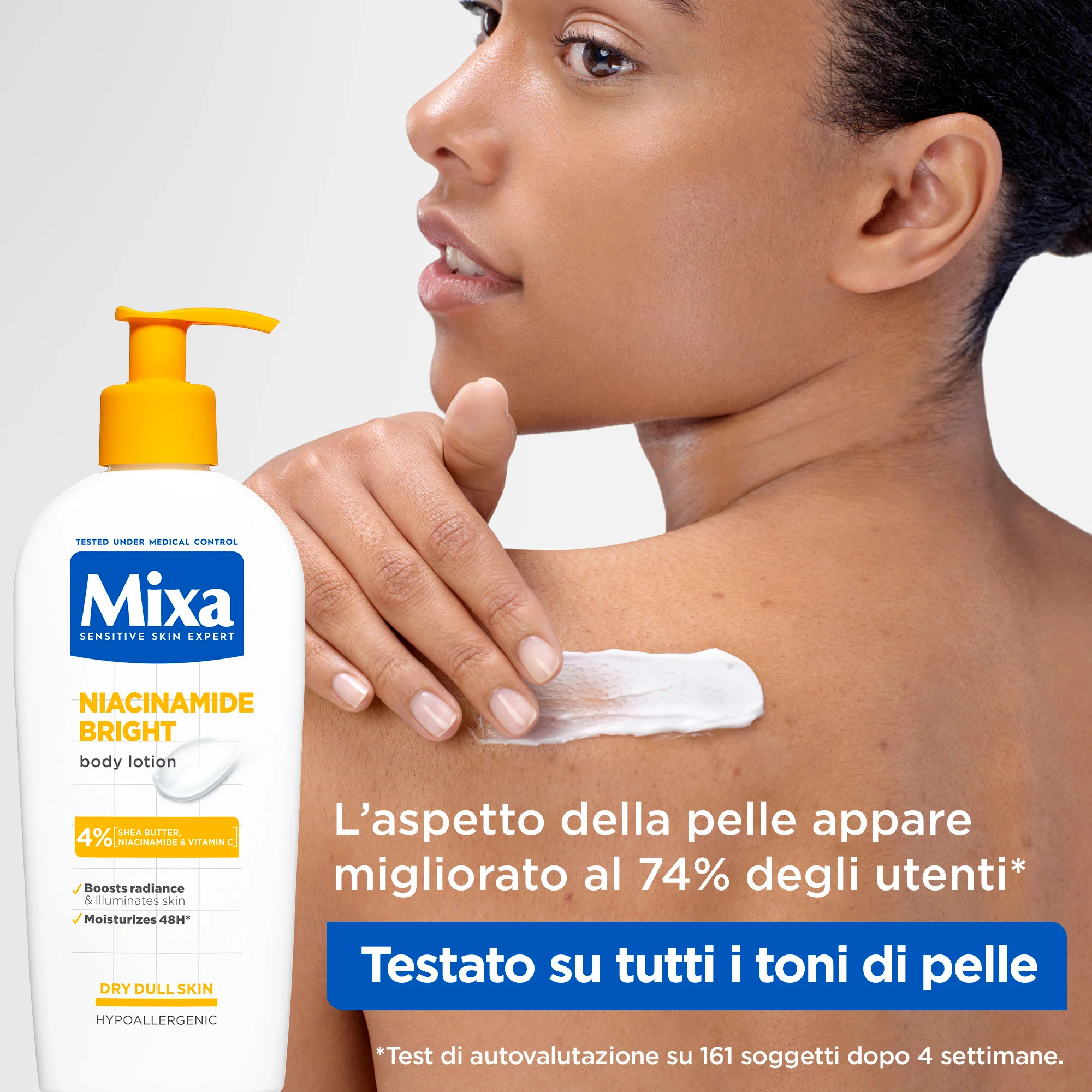 MIXA Niacinamide Bright Lozione Corpo 250 ml - Image 4