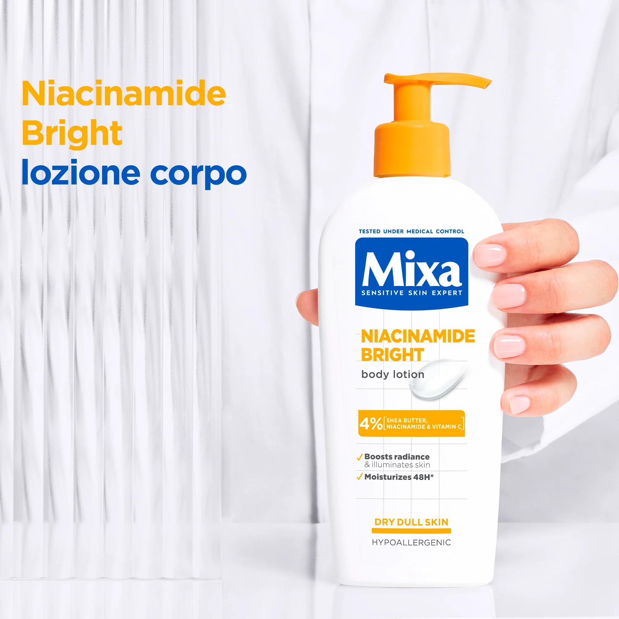 MIXA Niacinamide Bright Lozione Corpo 250 ml - Image 8