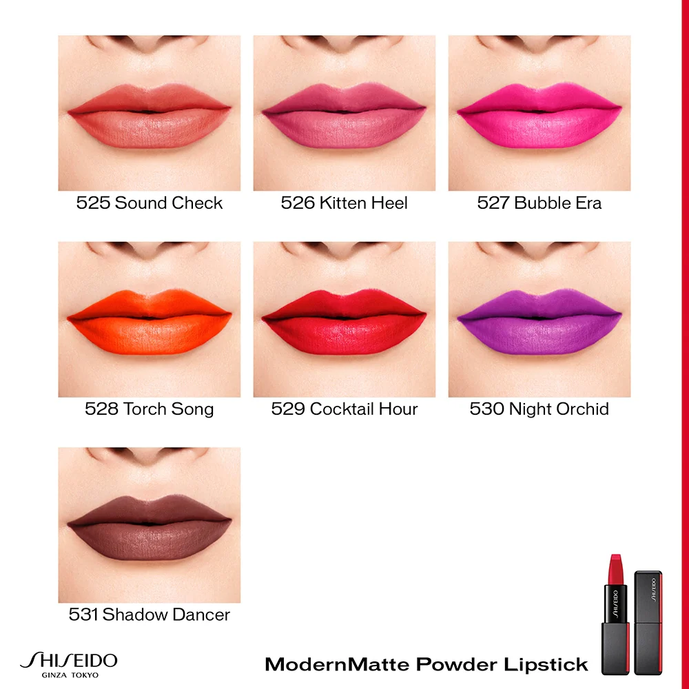Shiseido ModernMatte Powder Lipstick 525 Sound Check - Image 4