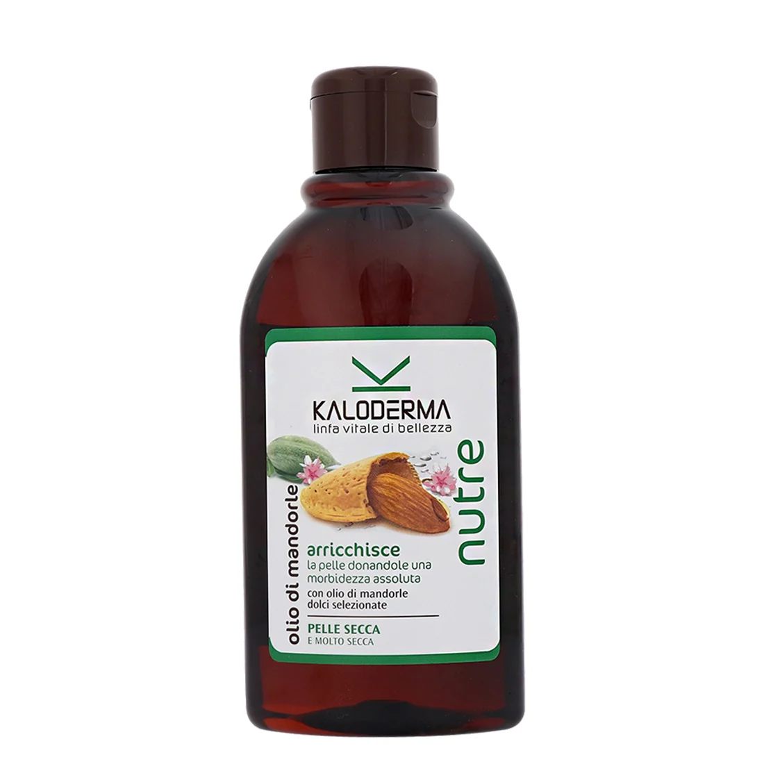 Kaloderma Olio di Mandorle Arricchisce Nutre con Olio di Mandorle Dolci Selezionate 300 ml