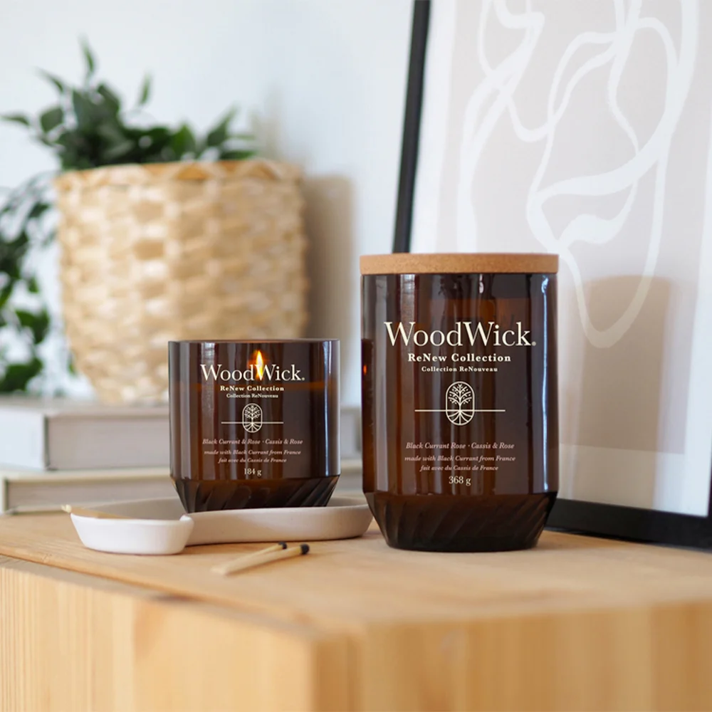 Woodwick ReNew Black Currant & Rose Grande Black Currant & Rose - Image 5