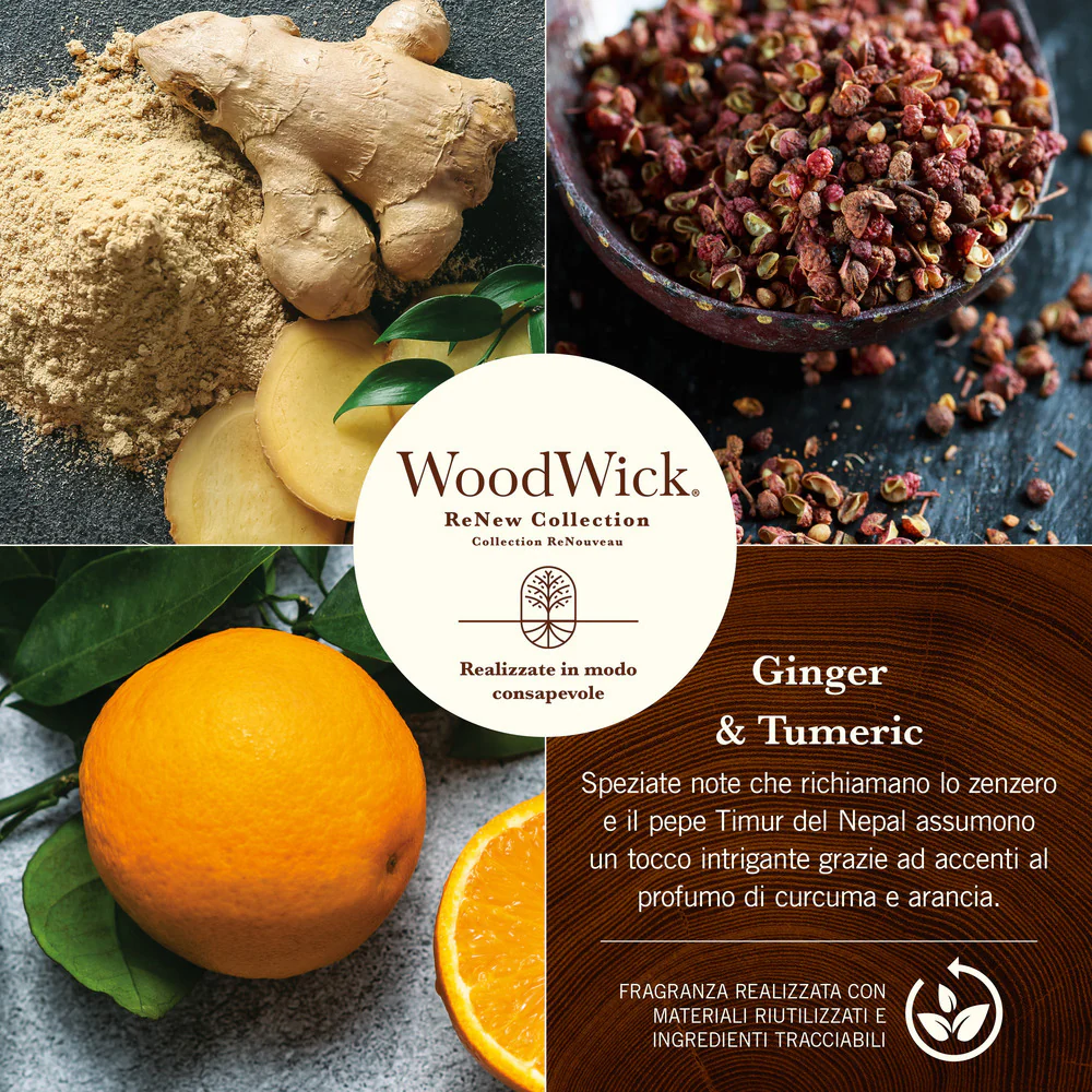 Woodwick ReNew Ginger & Tumeric Media Ginger & Tumeric - Image 2