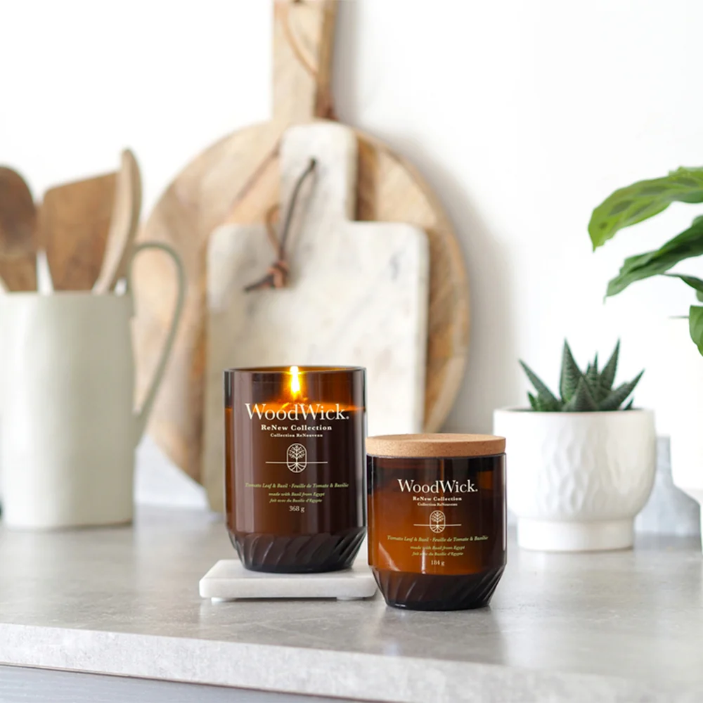 Woodwick ReNew Tomato Leaf & Basil Media Tomato Leaf & Basil - Image 4