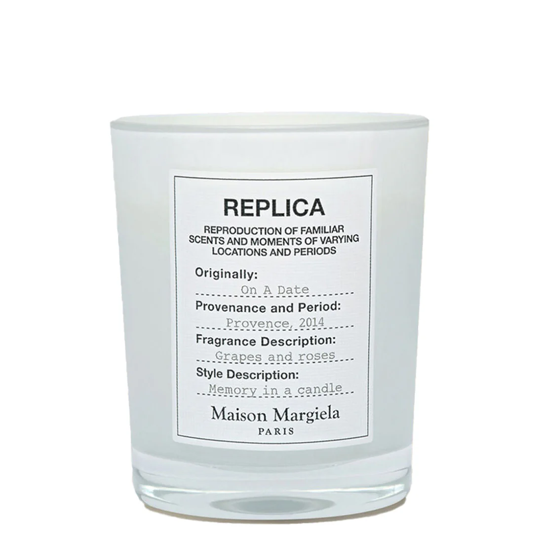 Maison Margiela Replica On A Date Candle 165 gr