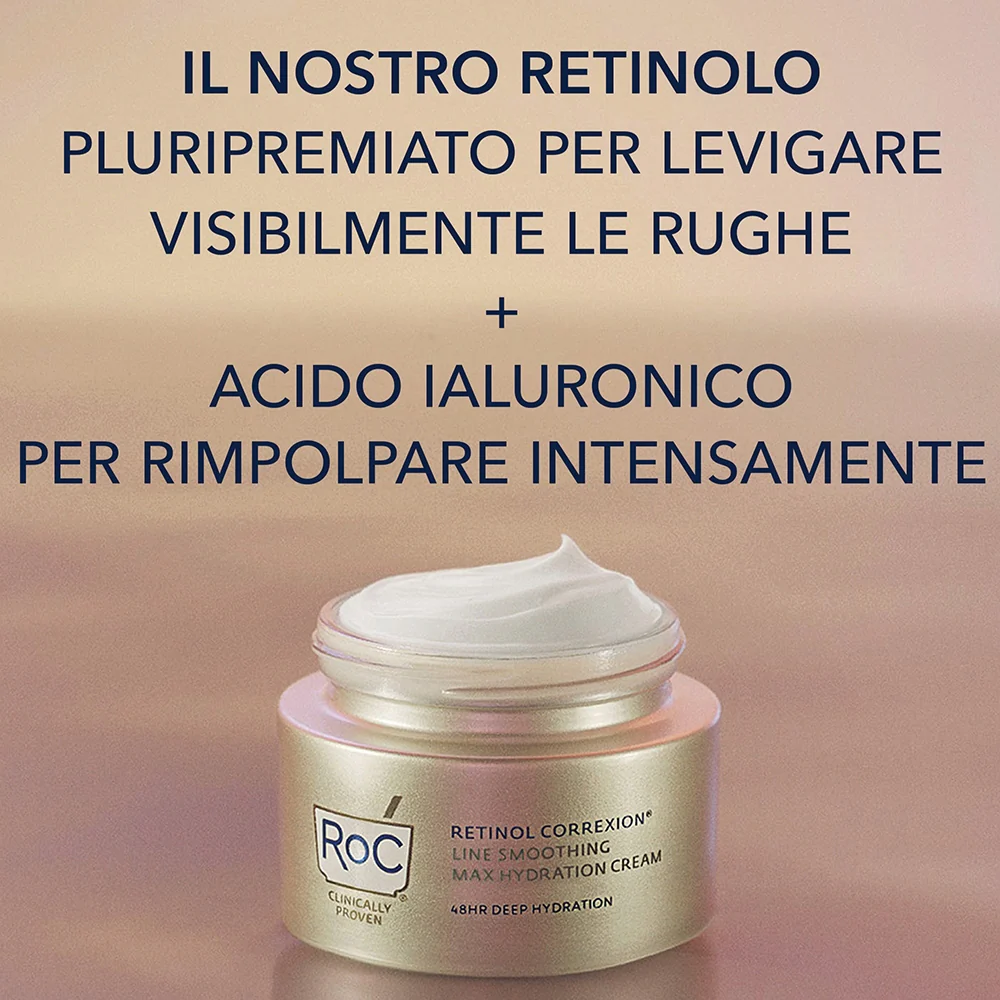 Roc Retinol Correxion Soin Lissant Crème Hydratation Maximale 50 ml - Image 2