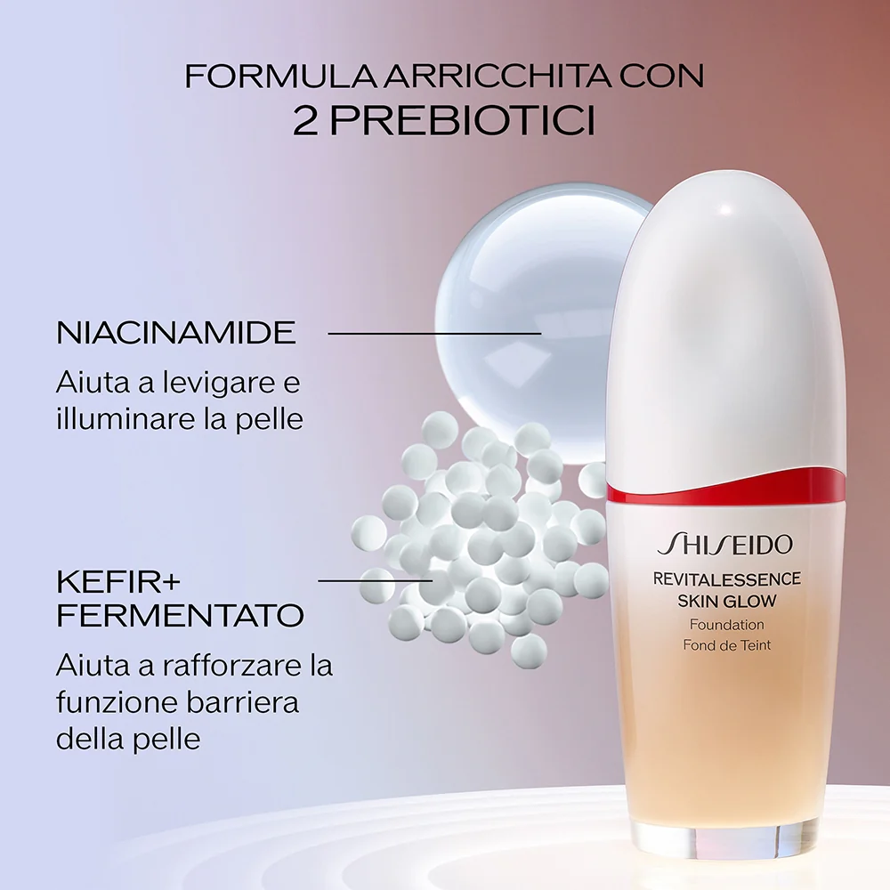 Shiseido Revitalessence Skin Glow Foundation 340 Oak SPF30 - Image 3