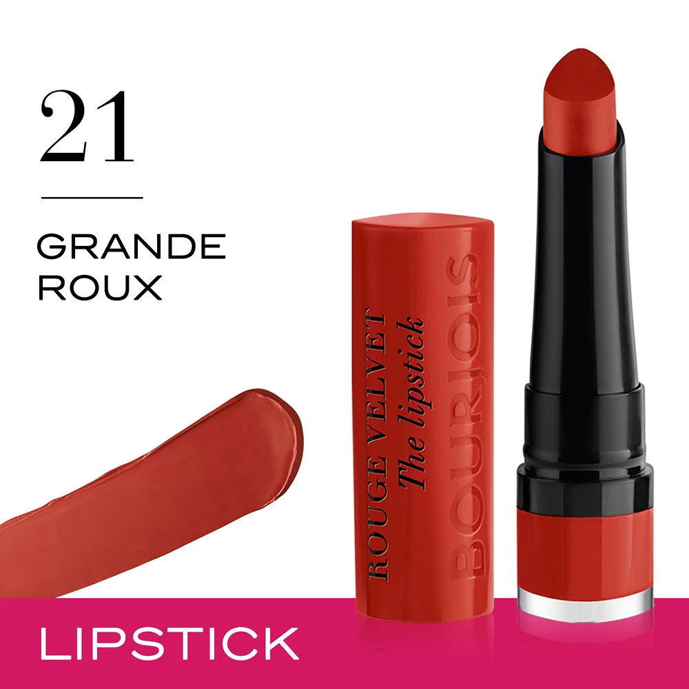 Bourjois Rouge Velvet The Lipstick 021 Grande Roux - Image 4