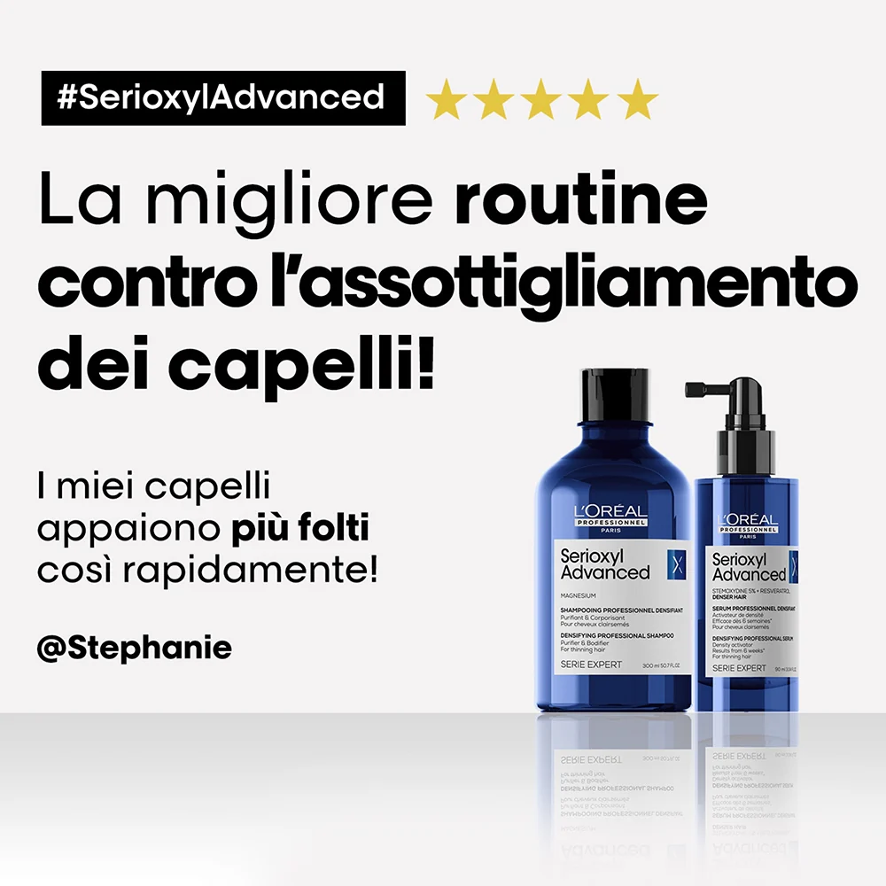 L'oreal Professionnel Serioxyl Advanced Purifier & Bodifier 300 ml - Image 4