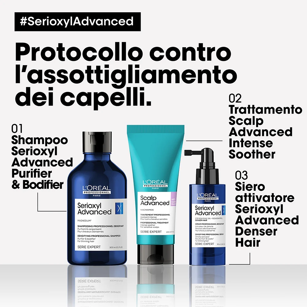 L'oreal Professionnel Serioxyl Advanced Purifier & Bodifier 300 ml - Image 5