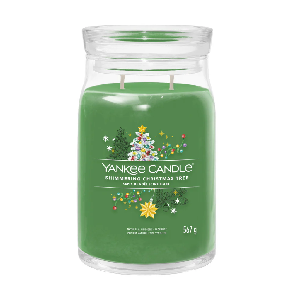 Yankee Candle Shimmering Christmas Tree Grande ring Christmas Tree - Image 2