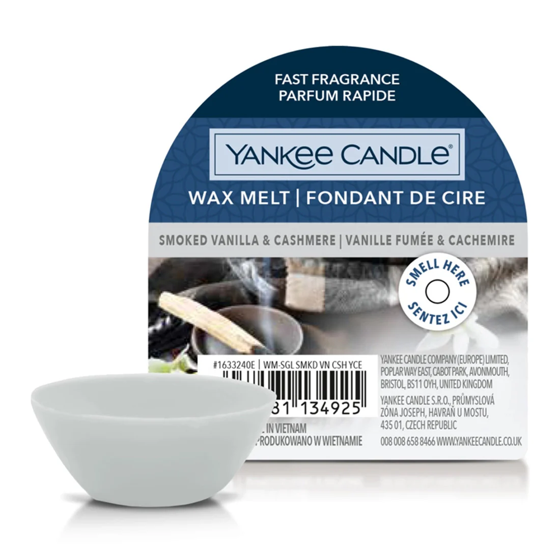 Yankee Candle Smoked Vanilla & Cashmere 1 pz