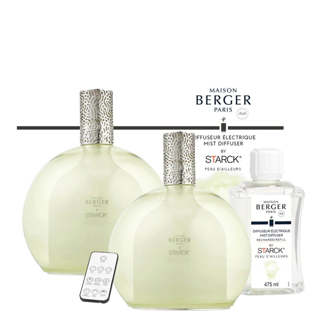 Maison Berger Paris STARCK Verte + Ricarica Peau d'Ailleurs 475 ml Verde K Verte + Ricarica Peau d'Ailleurs 475 ml