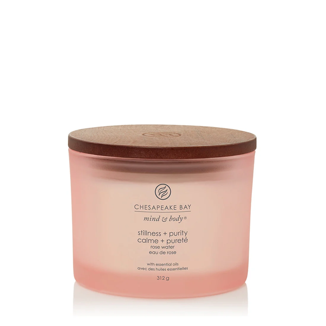 Chesapeake Bay Candle Stillness & Purity (Rose Water) 3 stoppini & Purity (Rose Water)