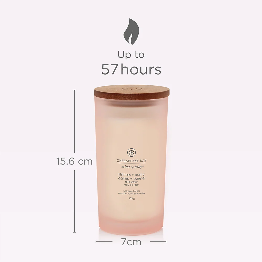 Chesapeake Bay Candle Stillness & Purity (Rose Water) Grande ess & Purity (Rose Water) - Image 3