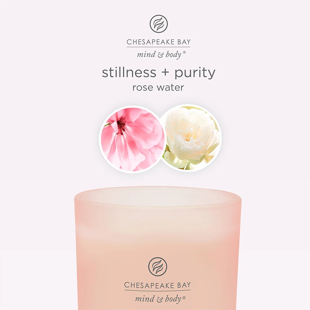 Chesapeake Bay Candle Stillness & Purity (Rose Water) Grande ess & Purity (Rose Water) - Image 4