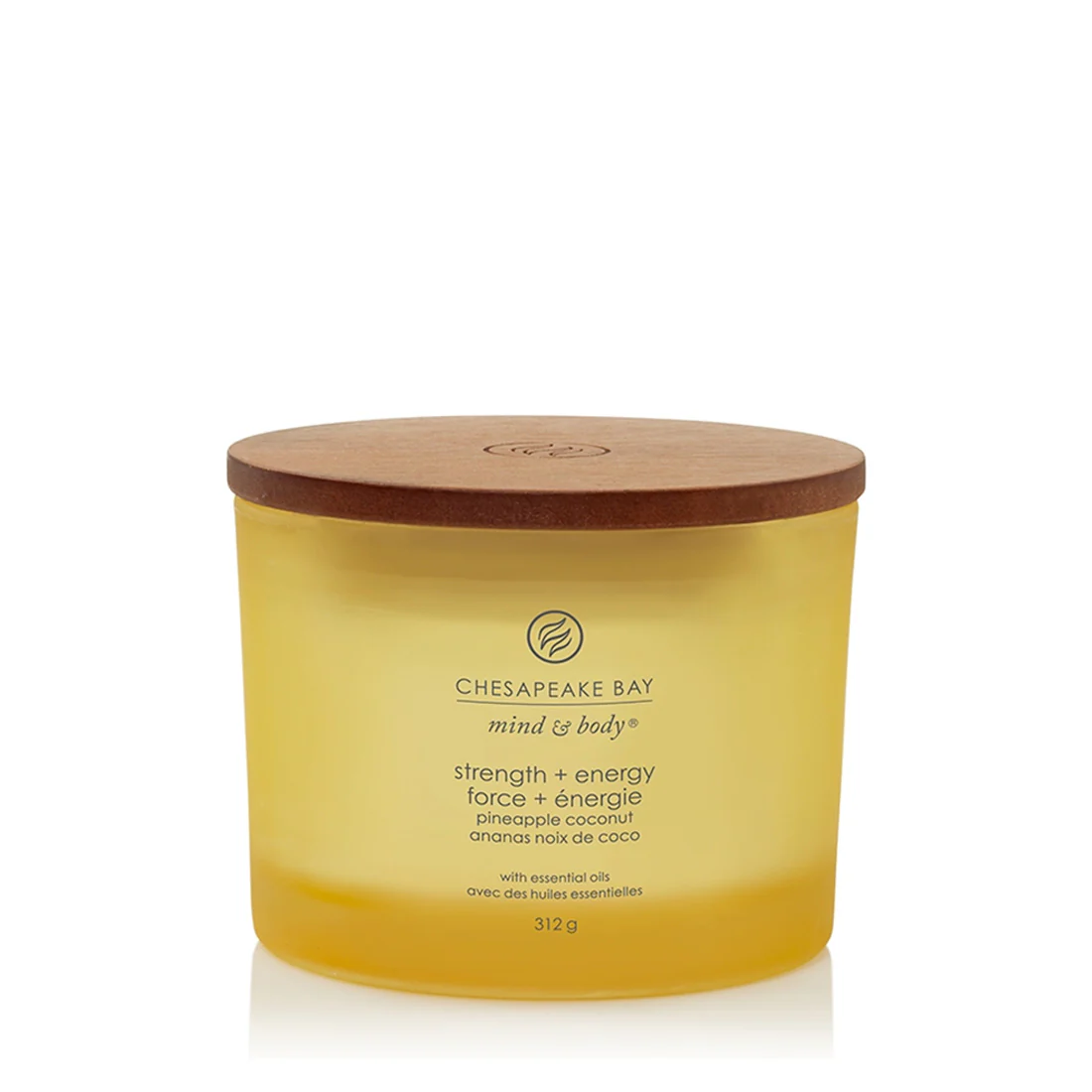 Chesapeake Bay Candle Strength & Energy (Pineapple Coconut) 3 stoppini Energy (Pineapple Coconut)