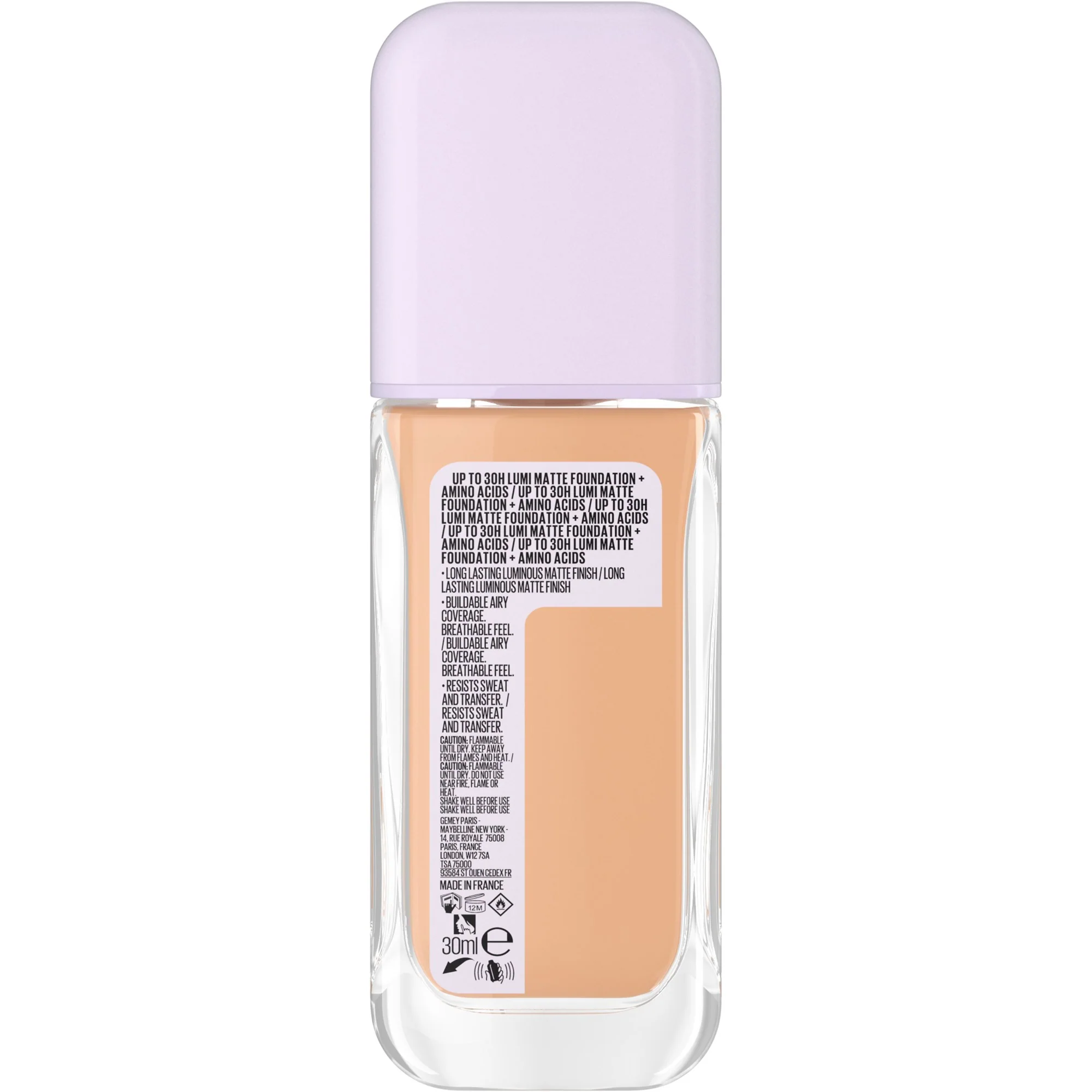 Maybelline New York Superstay Lumi Matte 30H Foundation 126 - Image 3