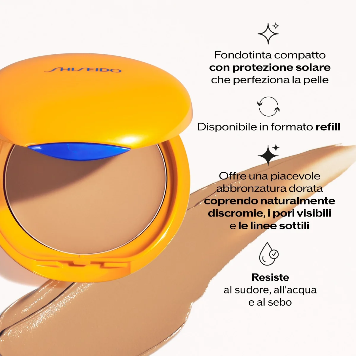 Shiseido Tanning Compact SPF10 Honey Ricaricabile - Image 4