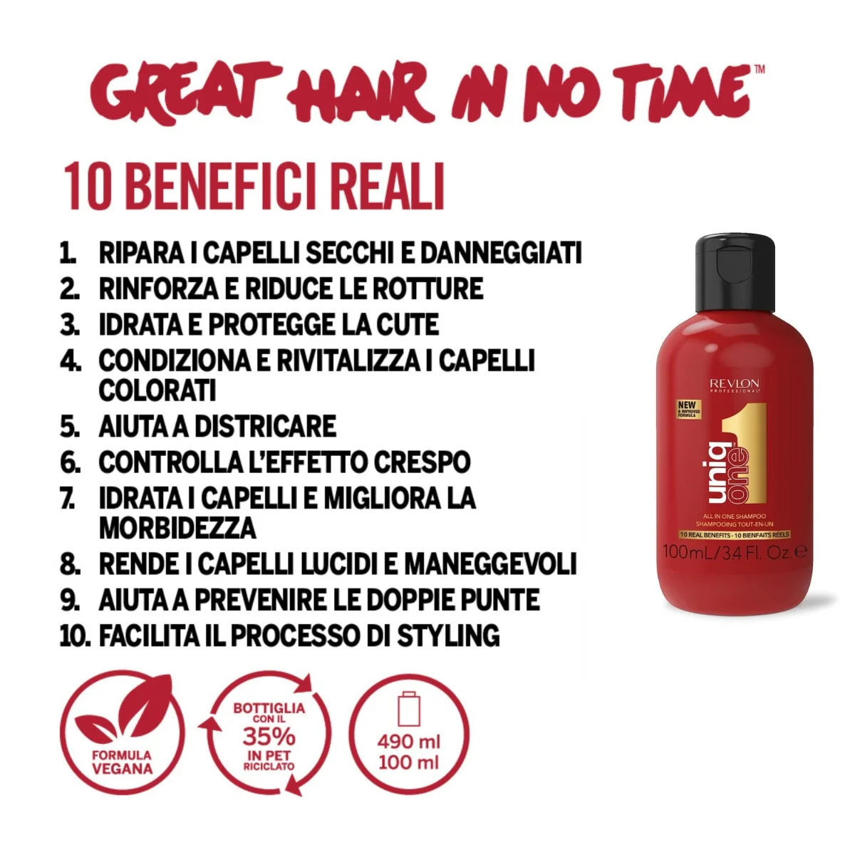 Revlon Professional Uniqone All In One Shampoo 100 ml - Image 2