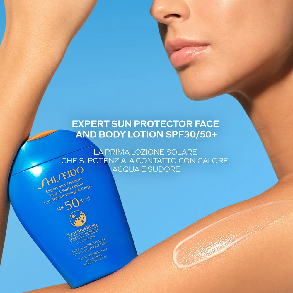 Shiseido Expert Sun Protector Face and Body Lotion Spf50+ - Image 3